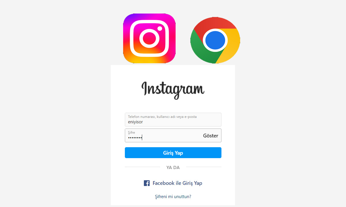 Instagram giriş